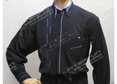 Hemd Langarm schwarz - 3567ML