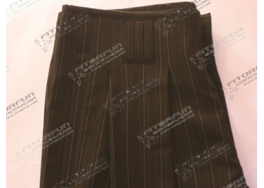 Boogie Hose v. PHÖNIX Modell DOMENICO schwarz mit Nadelstreifen (6001P01D)