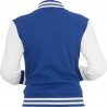 Urban Classics 2 Tone Collegejacke Ladies royalblau/weiss