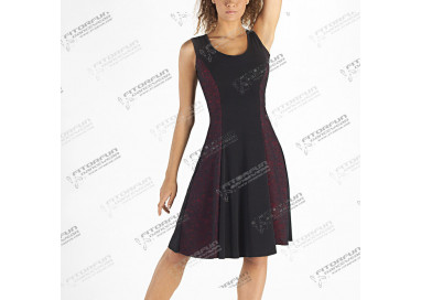 So Danca Ballroom Tanzkleid schwarz mit rot Gr. L (6)(E11035)