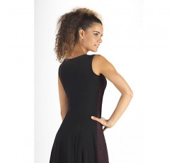 So Danca Ballroom Tanzkleid schwarz mit rot Gr. L (6)(E11035)