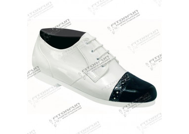 Hot Blues Lack- schwarz/weiß - 7532L