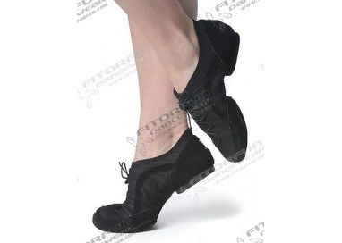 Sneaker Mambo schwarz Ledersohle