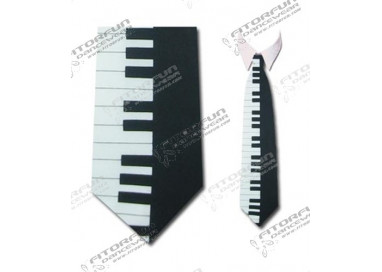 SWING Krawatte Schwarz/Weiß - K10