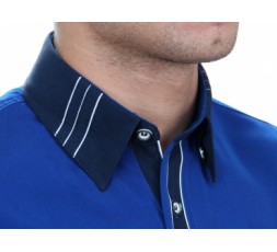 Hemd Langarm blau - 2080ML