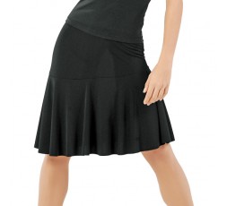 Salsa-, Swingrock elastisch schwarz oder rot (E10519)