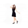 Tanzkleid elastisch schwarz (E11081)