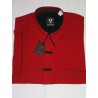 Hemd Kurzarm rot m. Riegel - 9002L06K