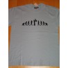 T-Shirt hellblau Gr. L Evolution