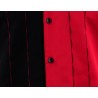 Hemd Kurzarm rot/schwarz - MK4-01 Retrohemd