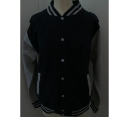 Collegejacke schwarz/gelb Flock Sneaker Boogie Woogie (CJ-SG-Sneaker-FLH)