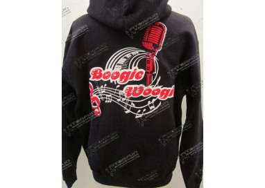 Kapuzenjacke Boogie Woogie mit Microfon 2-farbig