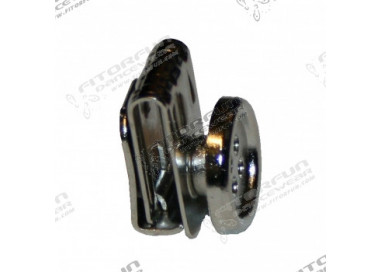 Clips-Knöpfe Set für Hosenträger mit Lederpatten 915089