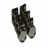 Clips-Knöpfe Set für Hosenträger mit Lederpatten 915089
