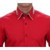 Hemd Kurzarm rot Slimfit - 60364MK SLIM