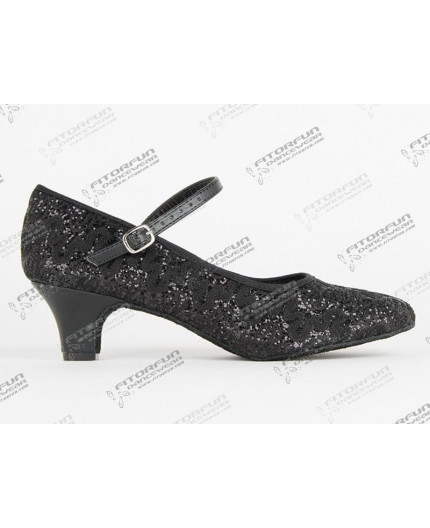 BL 502 - Tanzschuhe mit Glitzereffekt - 4 cm Absatz