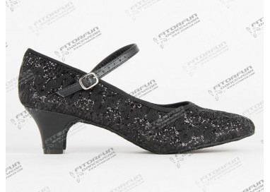 BL 502 - Tanzschuhe mit Glitzereffekt - 4 cm Absatz