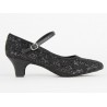 BL 502 - Tanzschuhe mit Glitzereffekt - 4 cm Absatz