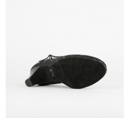 BL 502 - Tanzschuhe mit Glitzereffekt - 4 cm Absatz