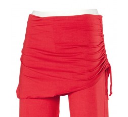 Jazzhose schwarz Marlenestil m. gerafftem Bund