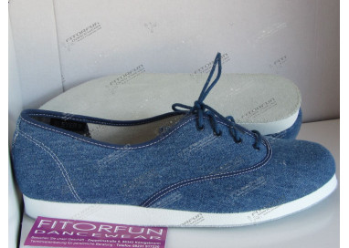 Bleyer Dance Sneaker jeans Ledersohle - 7321-244