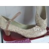 BL 116 sparkle gold - Tanzschuhe mit Chromledersohle - 3,8 cm Absatz