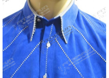 Hemd Langarm royalblau - 3508ML