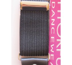 Hosenträger für Knöpfe oder Clipse schwarz/weiß gestreift 9506 010