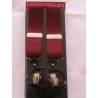 Hosenträger für Knöpfe oder Clipse bordeaux 91726 011
