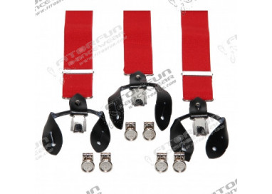 Hosenträger für Knöpfe oder Clipse rot 917204